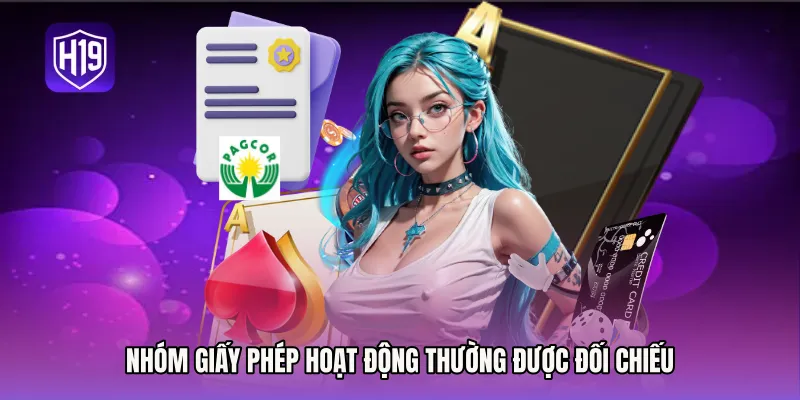 Nhóm Giấy phép hoạt động thường được đối chiếu
